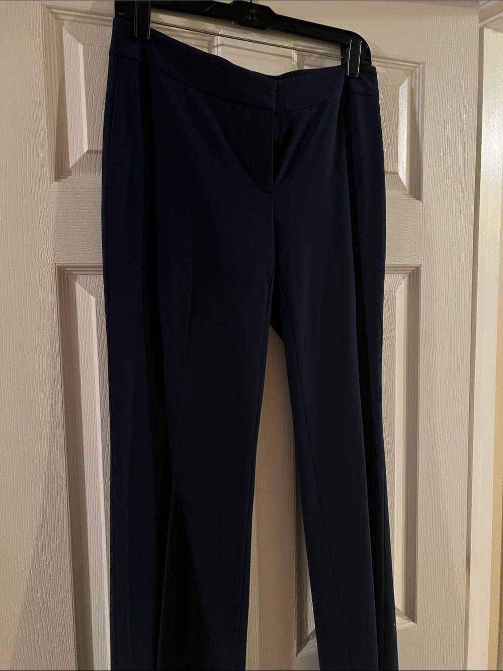 Nine West Navy Straight-Leg Trousers